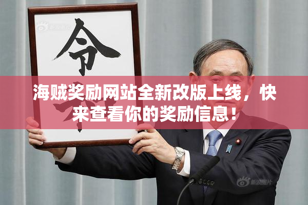 海贼奖励网站全新改版上线，快来查看你的奖励信息！