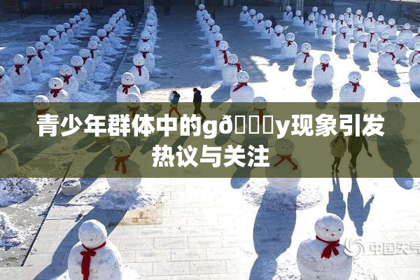 青少年群体中的g🈚y现象引发热议与关注