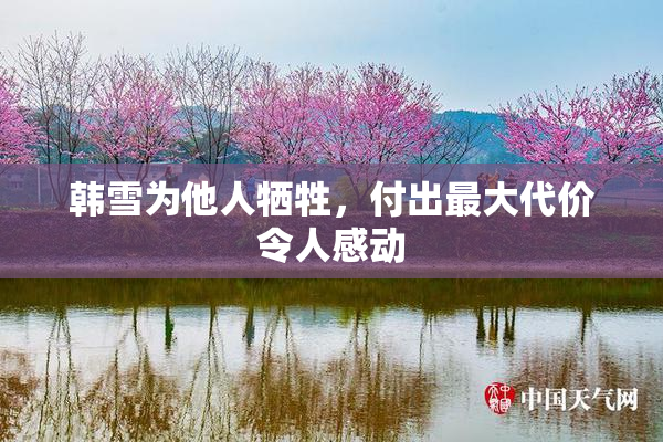 韩雪为他人牺牲，付出最大代价令人感动