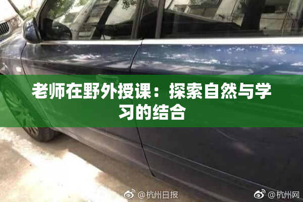 老师在野外授课：探索自然与学习的结合