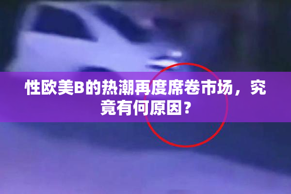 性欧美B的热潮再度席卷市场，究竟有何原因？