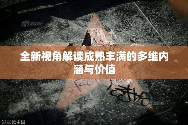 全新视角解读成熟丰满的多维内涵与价值