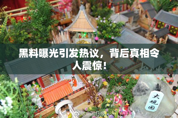 黑料曝光引发热议，背后真相令人震惊！