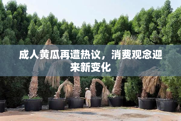 成人黄瓜再遭热议，消费观念迎来新变化