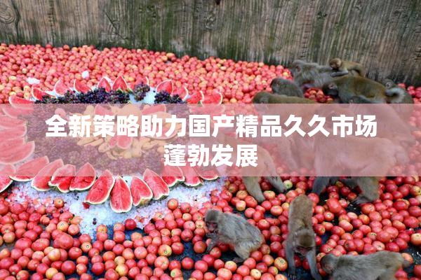全新策略助力国产精品久久市场蓬勃发展