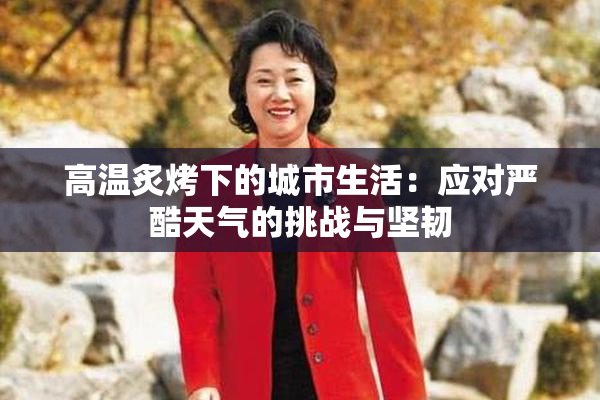 高温炙烤下的城市生活：应对严酷天气的挑战与坚韧