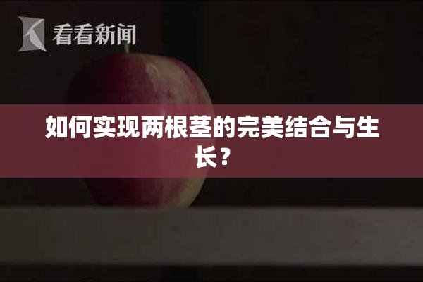 如何实现两根茎的完美结合与生长？