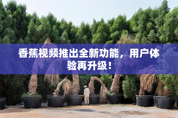香蕉视频推出全新功能，用户体验再升级！