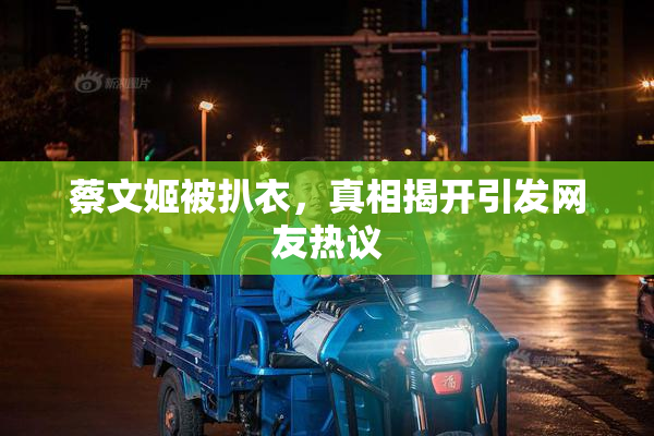 蔡文姬被扒衣，真相揭开引发网友热议