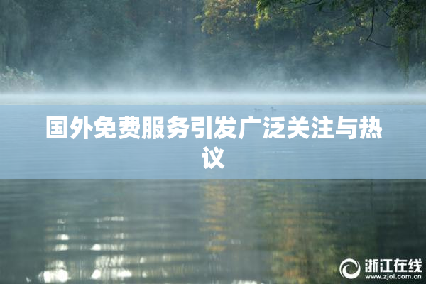 国外免费服务引发广泛关注与热议