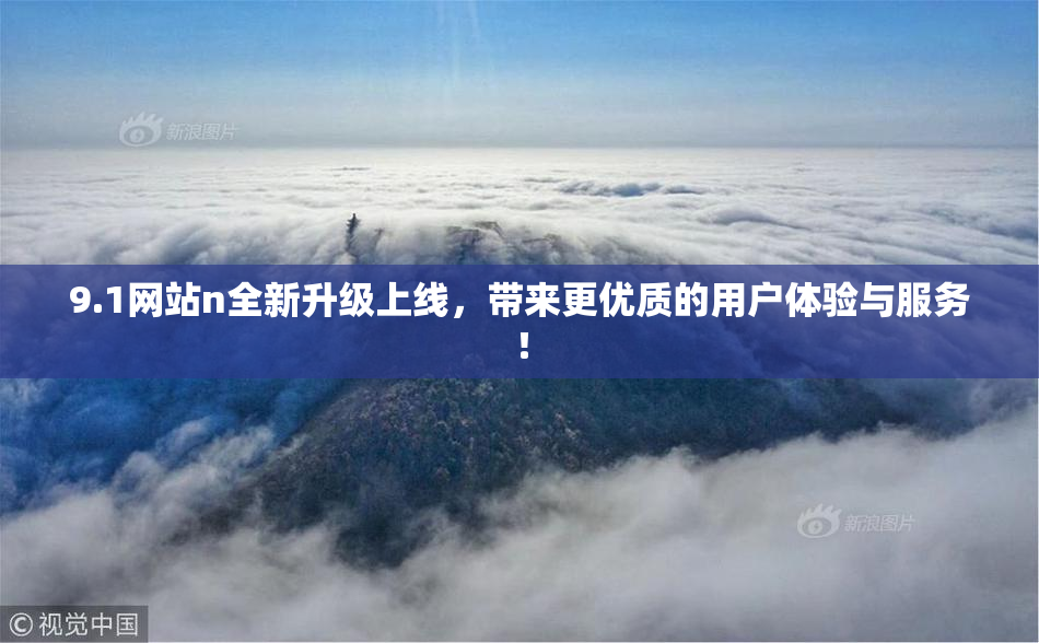 9.1网站n全新升级上线，带来更优质的用户体验与服务！