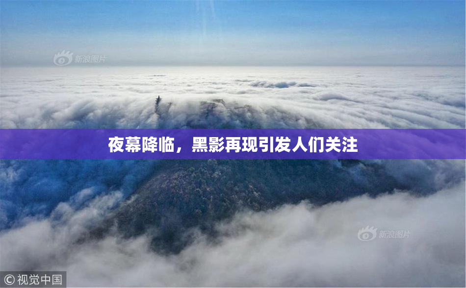 夜幕降临，黑影再现引发人们关注
