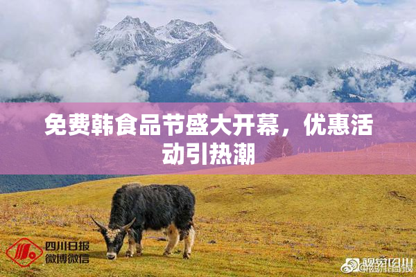 免费韩食品节盛大开幕，优惠活动引热潮