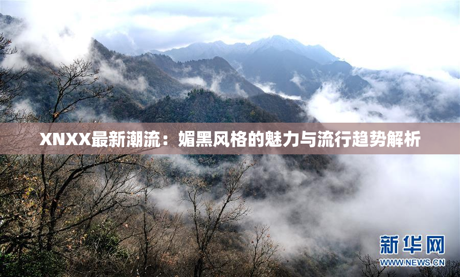 XNXX最新潮流：媚黑风格的魅力与流行趋势解析