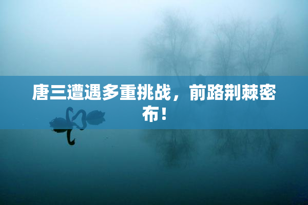 唐三遭遇多重挑战，前路荆棘密布！