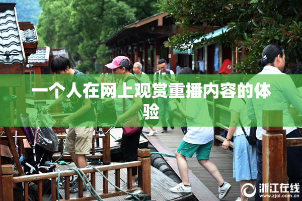 一个人在网上观赏重播内容的体验