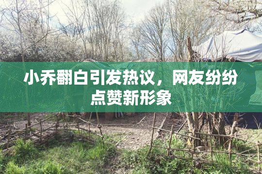 小乔翻白引发热议，网友纷纷点赞新形象