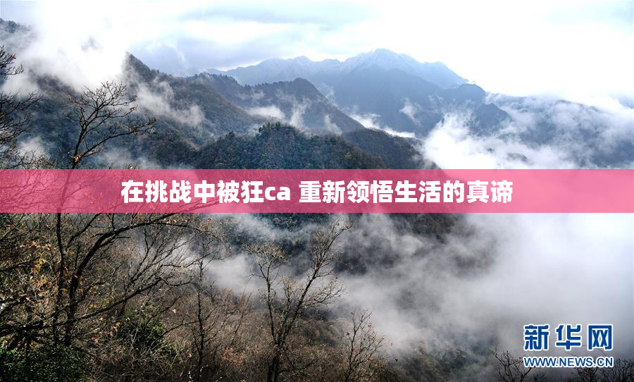 在挑战中被狂ca 重新领悟生活的真谛