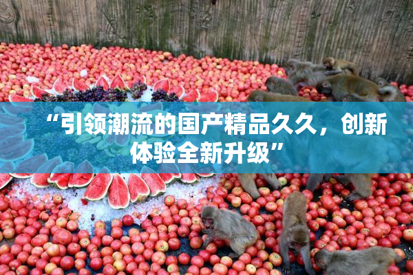“引领潮流的国产精品久久，创新体验全新升级”