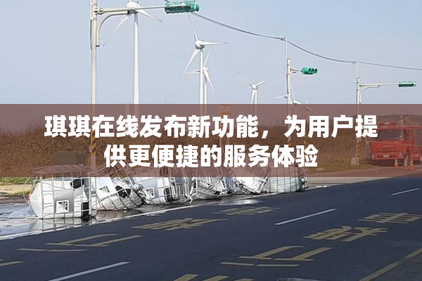 琪琪在线发布新功能，为用户提供更便捷的服务体验