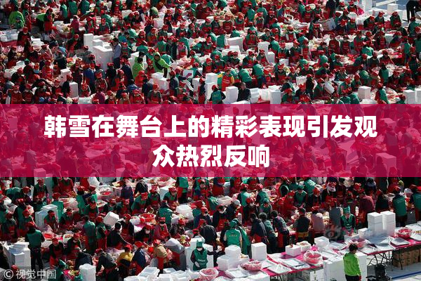 韩雪在舞台上的精彩表现引发观众热烈反响