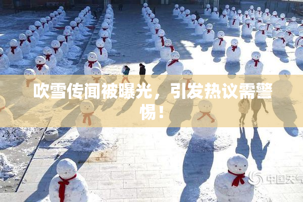 吹雪传闻被曝光，引发热议需警惕！