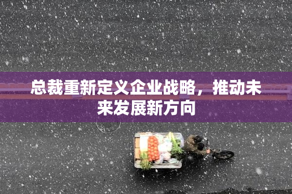 总裁重新定义企业战略，推动未来发展新方向