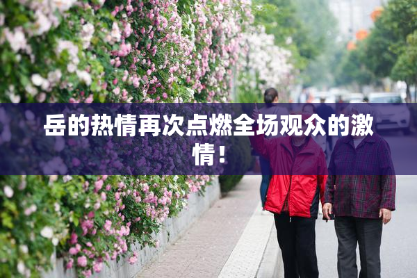 岳的热情再次点燃全场观众的激情！