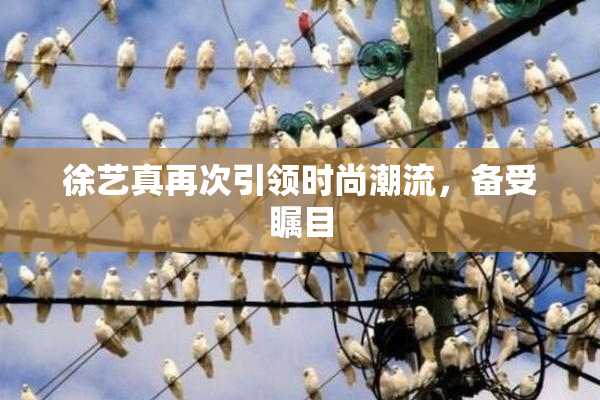 徐艺真再次引领时尚潮流，备受瞩目