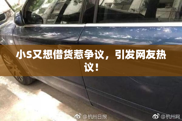 小S又想借货惹争议，引发网友热议！