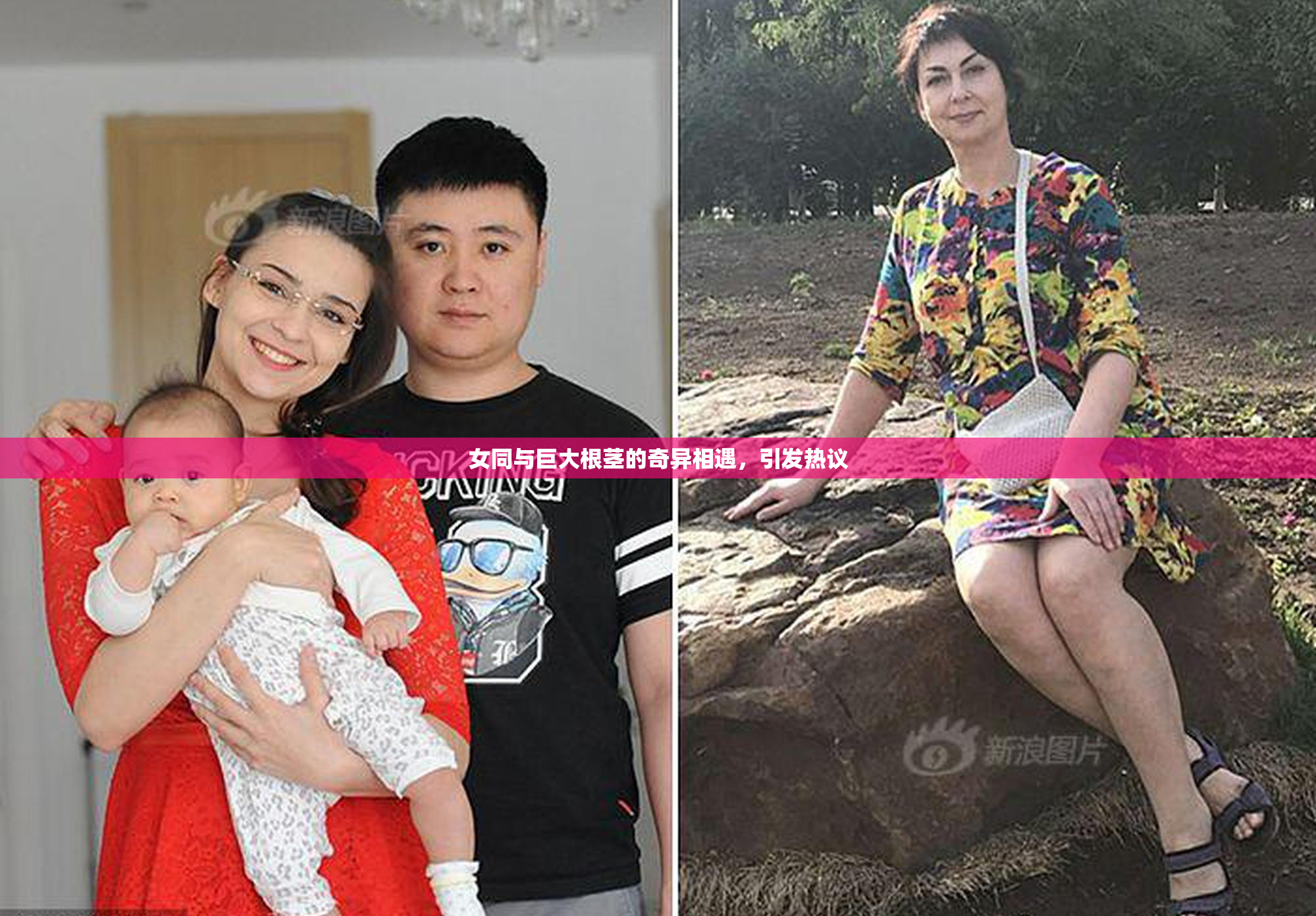 女同与巨大根茎的奇异相遇，引发热议