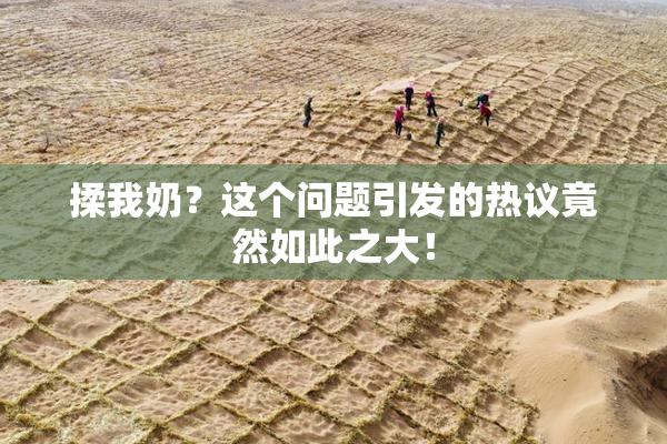 揉我奶？这个问题引发的热议竟然如此之大！