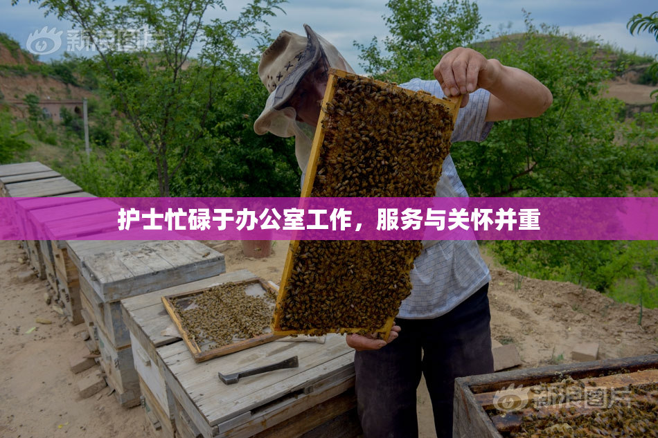 护士忙碌于办公室工作，服务与关怀并重