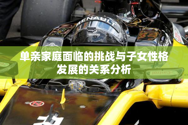 单亲家庭面临的挑战与子女性格发展的关系分析