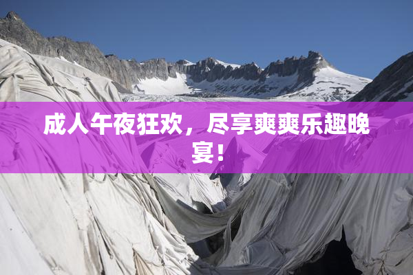 成人午夜狂欢，尽享爽爽乐趣晚宴！