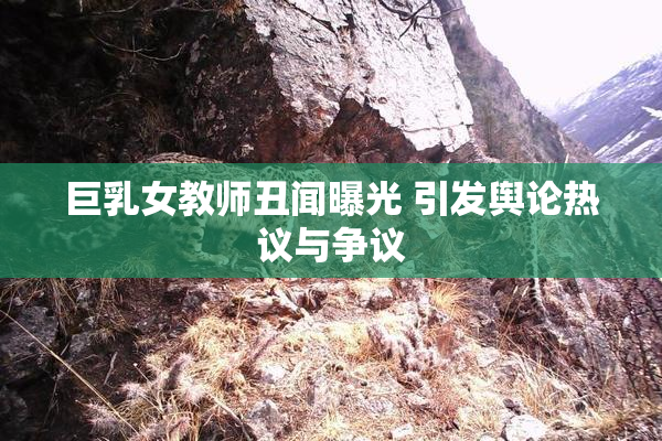 巨乳女教师丑闻曝光 引发舆论热议与争议