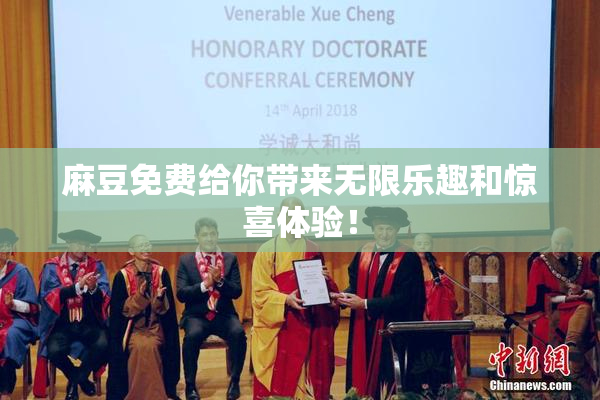 麻豆免费给你带来无限乐趣和惊喜体验！