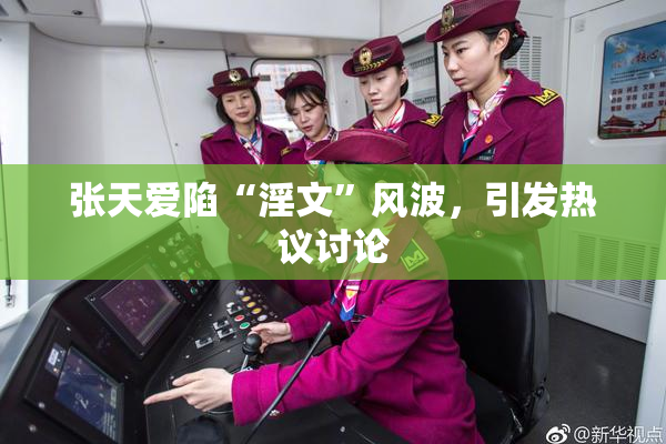 张天爱陷“淫文”风波，引发热议讨论