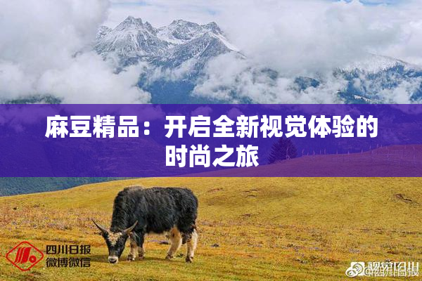 麻豆精品：开启全新视觉体验的时尚之旅