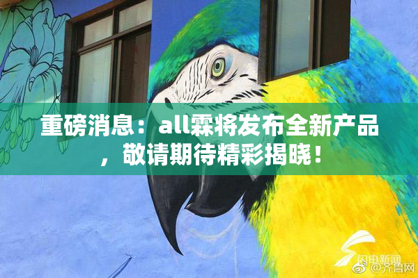 重磅消息：all霖将发布全新产品，敬请期待精彩揭晓！