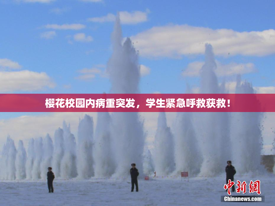 樱花校园内病重突发，学生紧急呼救获救！