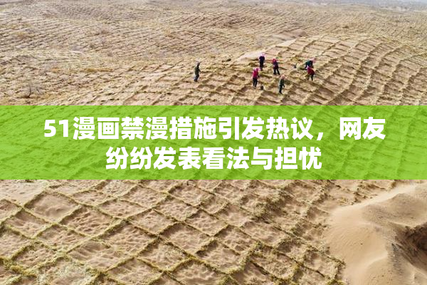 51漫画禁漫措施引发热议，网友纷纷发表看法与担忧