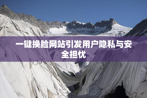 一键换脸网站引发用户隐私与安全担忧