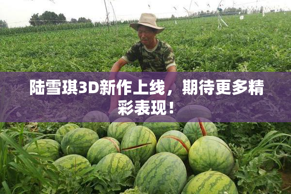陆雪琪3D新作上线，期待更多精彩表现！