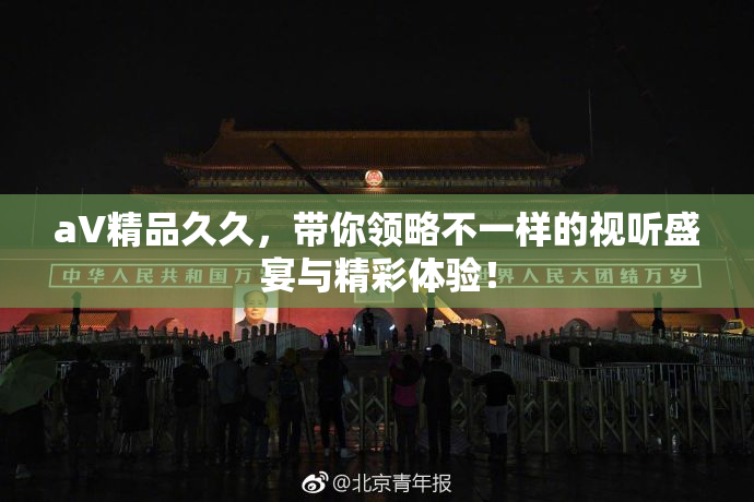 aV精品久久，带你领略不一样的视听盛宴与精彩体验！