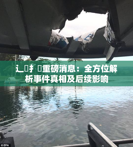 辶喿扌畐重磅消息：全方位解析事件真相及后续影响