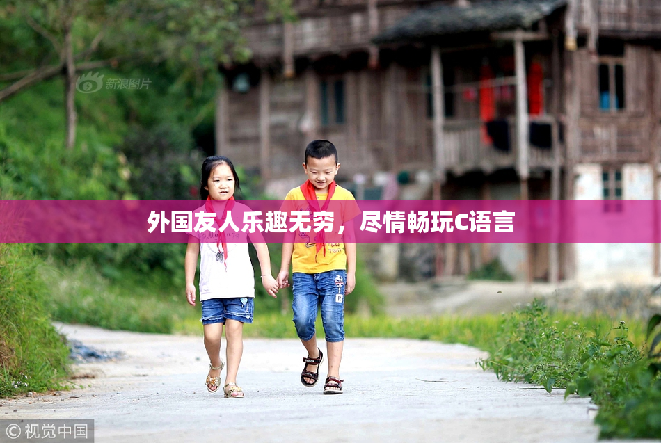 外国友人乐趣无穷，尽情畅玩C语言