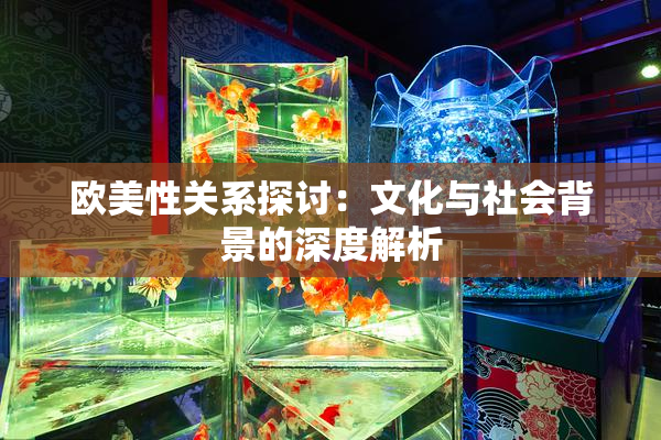 欧美性关系探讨：文化与社会背景的深度解析