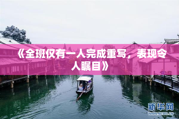 《全班仅有一人完成重写，表现令人瞩目》