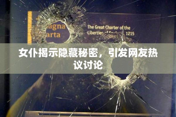 女仆揭示隐藏秘密，引发网友热议讨论